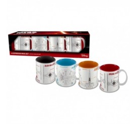 Set de 4 tazas cerámicas Expreso Episodio VII