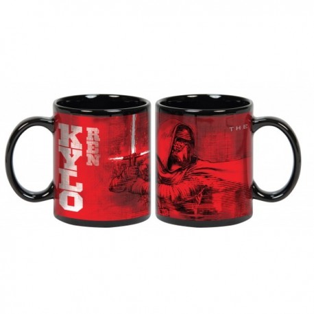 Taza Kylo Ren en acción