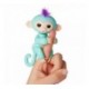 WowWee Fingerlings Zoe - Monito interactivo color turquesa