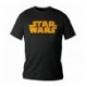 Camiseta negra logo Star Wars. Talla: XL