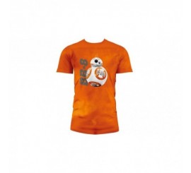 Camiseta BB-8 naranja Star Wars. Talla: 6