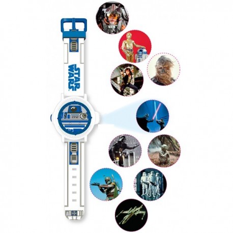 Reloj de pulsera R2D2 con proyector