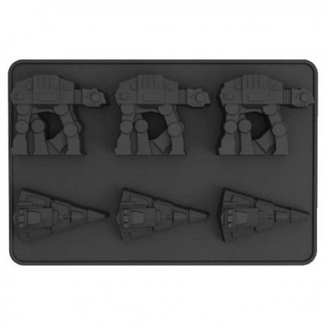 Molde de hielos Star Wars - AT-AT + Destructor Imperial