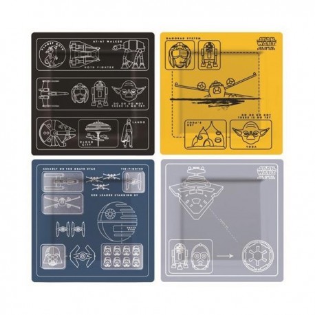 Pack de platos Naves Star Wars blueprint