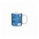 Taza desayuno con planos de naves de combate