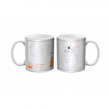 Taza desayuno con planos BB-8