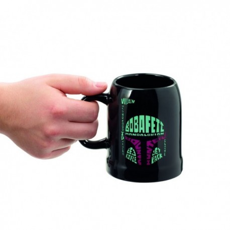 Jarra de cerveza sencilla Boba Fett