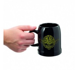 Jarra de cerveza sencilla Yoda