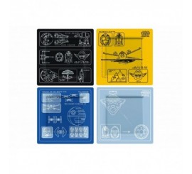 Set de platos de naves Star Wars
