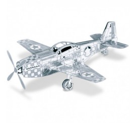 Metal works: Avión Mustang P51