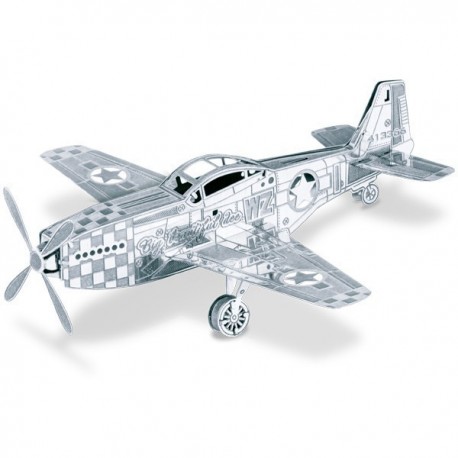 Metal works: Avión Mustang P51